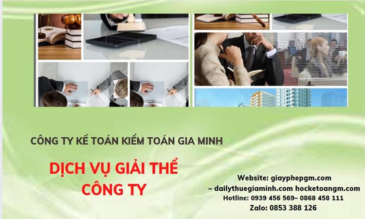 Tư vấn giải thể công ty tại Huyện Đan Phượng năm 2022