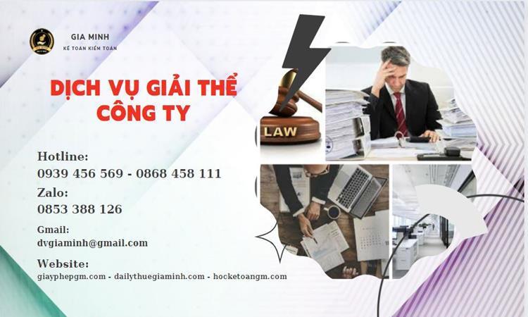 Tư vấn giải thể công ty tại Huyện Nhà Bè năm 2022