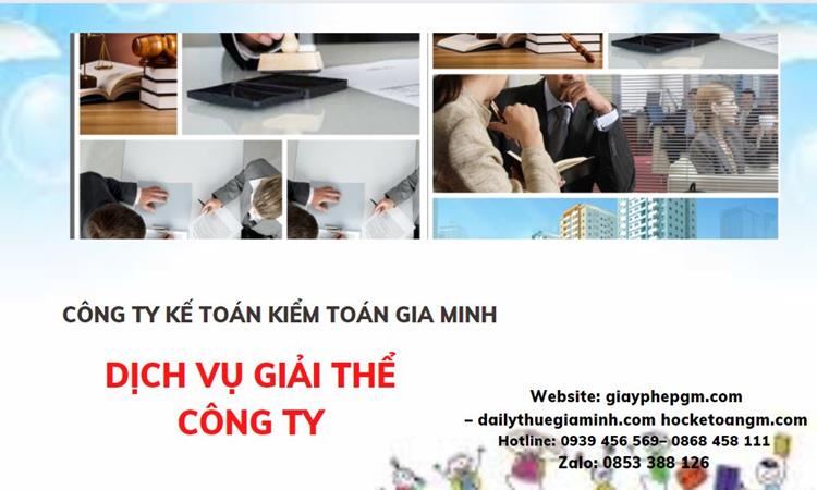 Dịch vụ giải thể địa điểm kinh doanh tại huyện Sóc Sơn nhanh chóng, uy tín, giá rẻ 6 Tư vấn giải thể công ty tại Huyện Sóc Sơn