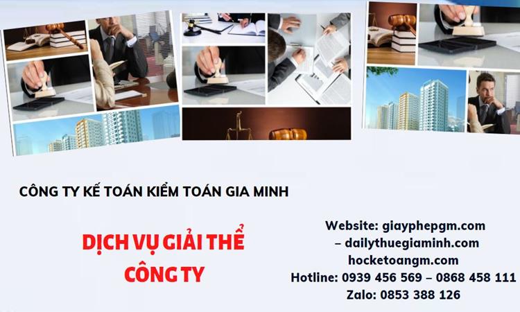 Tư vấn giải thể công ty tại Huyện Thạch Thất năm 2022