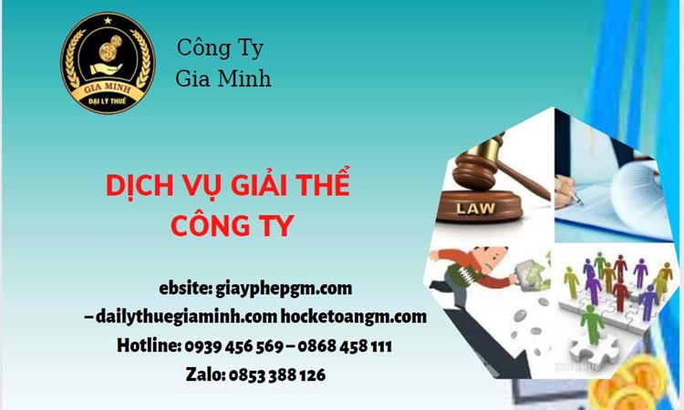 Tư vấn giải thể công ty tại Huyện Thường Tín năm 2022