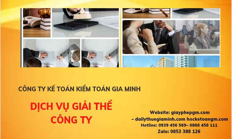 Tư vấn giải thể công ty tại Quận 10 năm 2022