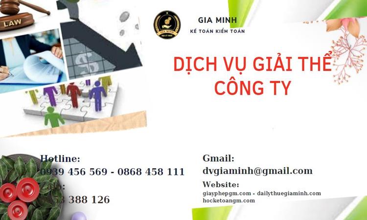 Tư vấn giải thể công ty tại Quận 2 năm 2022Tư vấn giải thể công ty tại Quận 2 năm 2022