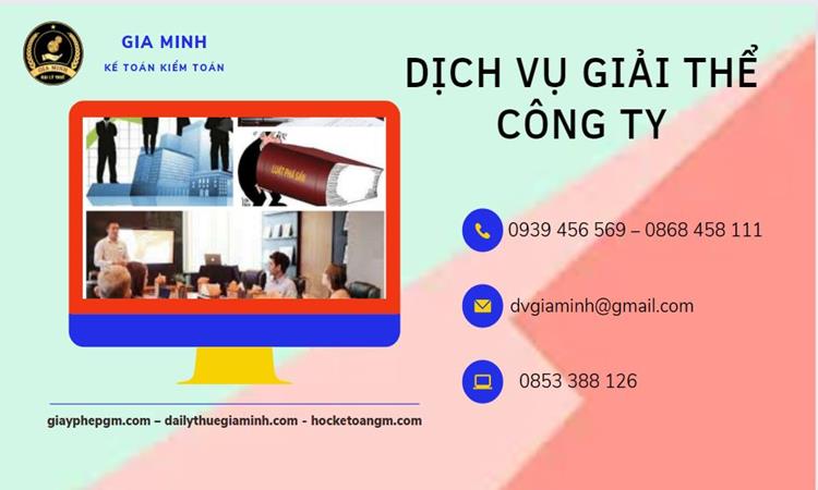 Tư vấn giải thể công ty tại Quận 4 năm 2022