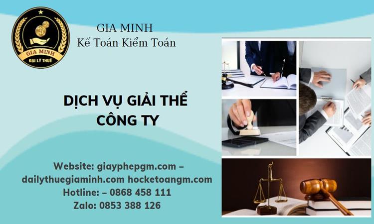 Tư vấn giải thể công ty tại Quận Tân Phú năm 2022