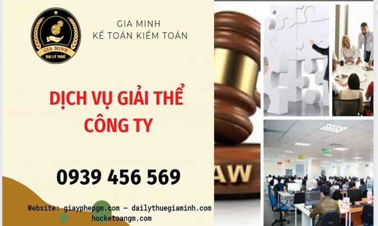 Tư vấn giải thể công ty tại Quận Tây Hồ năm 2022