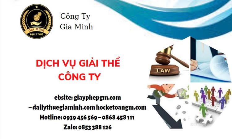 Tư vấn giải thể công ty tại Thành Phố Huế năm 2022