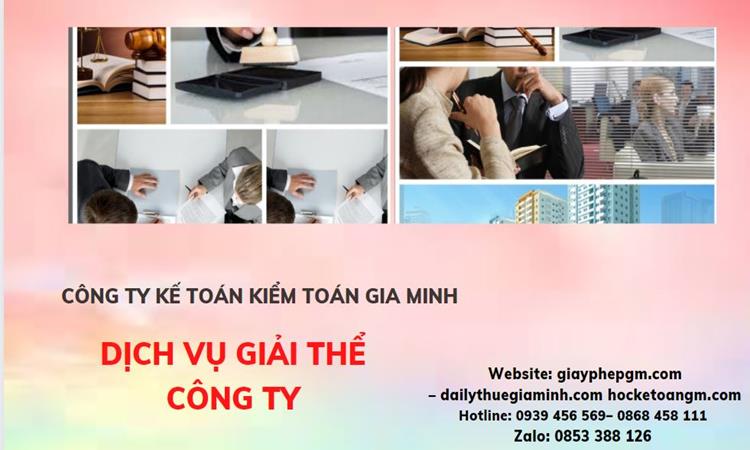 Tư vấn giải thể công ty tại Thị Xã Sơn Tây năm 2022