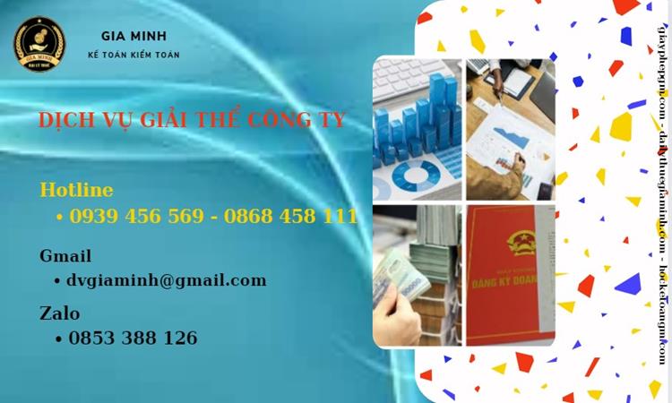 Tư vấn giải thể công ty tại TP Hải Phòng năm 2022