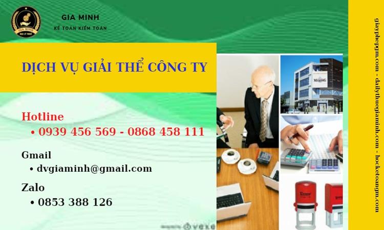 Tư vấn giải thể công ty tại TP Hưng Yên năm 2022