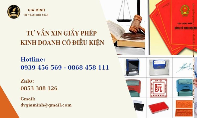 Tư vấn xin giấy phép kinh doanh có điều kiện