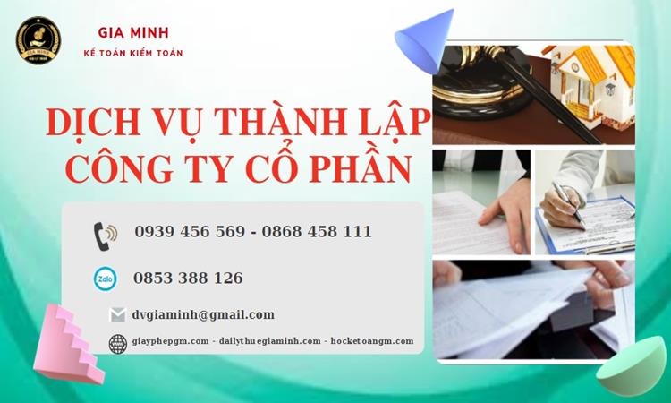 DỊCH VỤ THÀNH LẬP CÔNG TY CỔ PHẦN LÂM ĐỒNG 4 Dịch vụ thành lập công ty cổ phần trọn gói tại Lâm Đồng