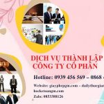 DỊCH VỤ THÀNH LẬP CÔNG TY CỔ PHẦN QUẢNG NAM 6 Cần thành lập công ty cổ phần tại Quảng Nam
