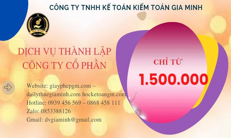 Chi phí thành lập doanh nghiệp Quảng Trị
