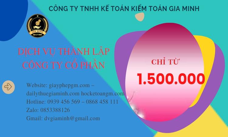 Chi phí thành lập doanh nghiệp Vĩnh Phúc