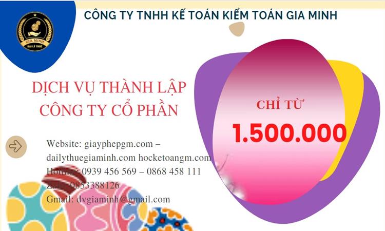 Chi phí thành lập doanh nghiệp Bắc Kạn
