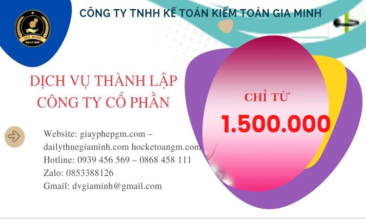 Chi phí thành lập doanh nghiệp Cao Bằng