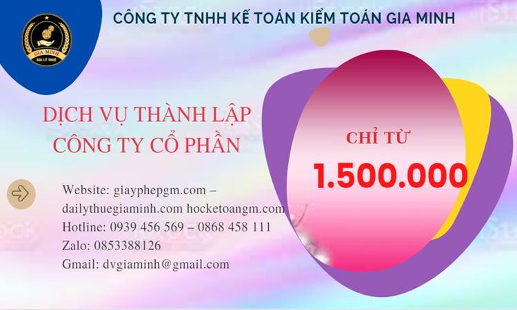 Chi phí thành lập doanh nghiệp Hà Giang
