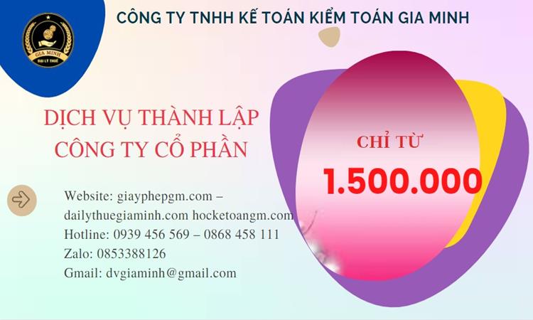 Chi phí thành lập doanh nghiệp Tuyên Quang