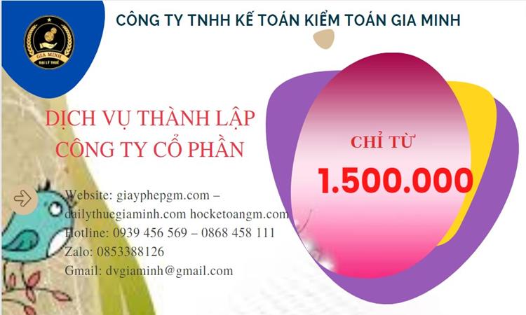 Chi phí thành lập doanh nghiệp Sơn La