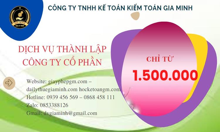 Chi phí thành lập doanh nghiệp Huyện Khoái Châu