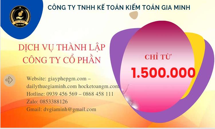 Chi phí thành lập doanh nghiệp Hà Nam