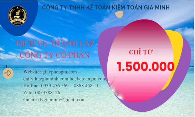 Chi phí thành lập doanh nghiệp Thành Phố Phủ Lý
