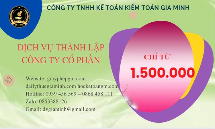 Chi phí thành lập doanh nghiệp Thị Xã Duy Tiên