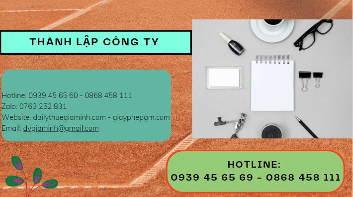 Cách thành lập công ty tại Cao Bằng trọn gói