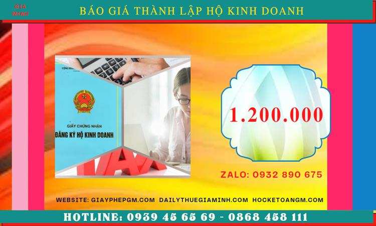 Dịch vụ đăng ký thành lập hộ kinh doanh tại Cần Thơ - Nhanh chóng & Uy tín 5 Chi phí thành lập hộ kinh doanh trọn gói tại Cần Thơ