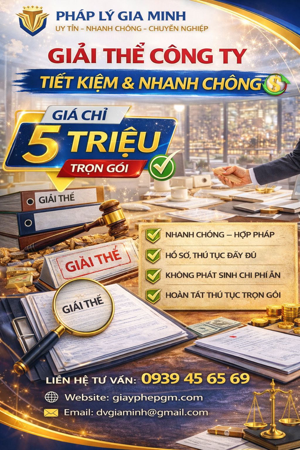 Công ty Gia Minh cung cấp dịch vụ giải thể doanh nghiệp Bắc Kạn chuyên nghiệp