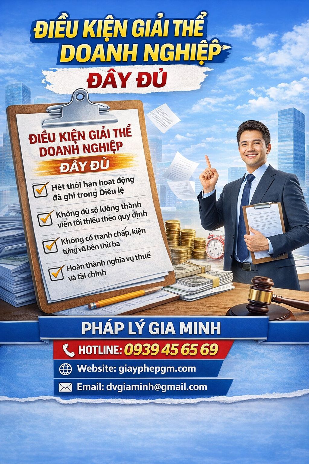 Công ty Gia Minh cung cấp dịch vụ giải thể doanh nghiệp tại Bình Dương uy tín