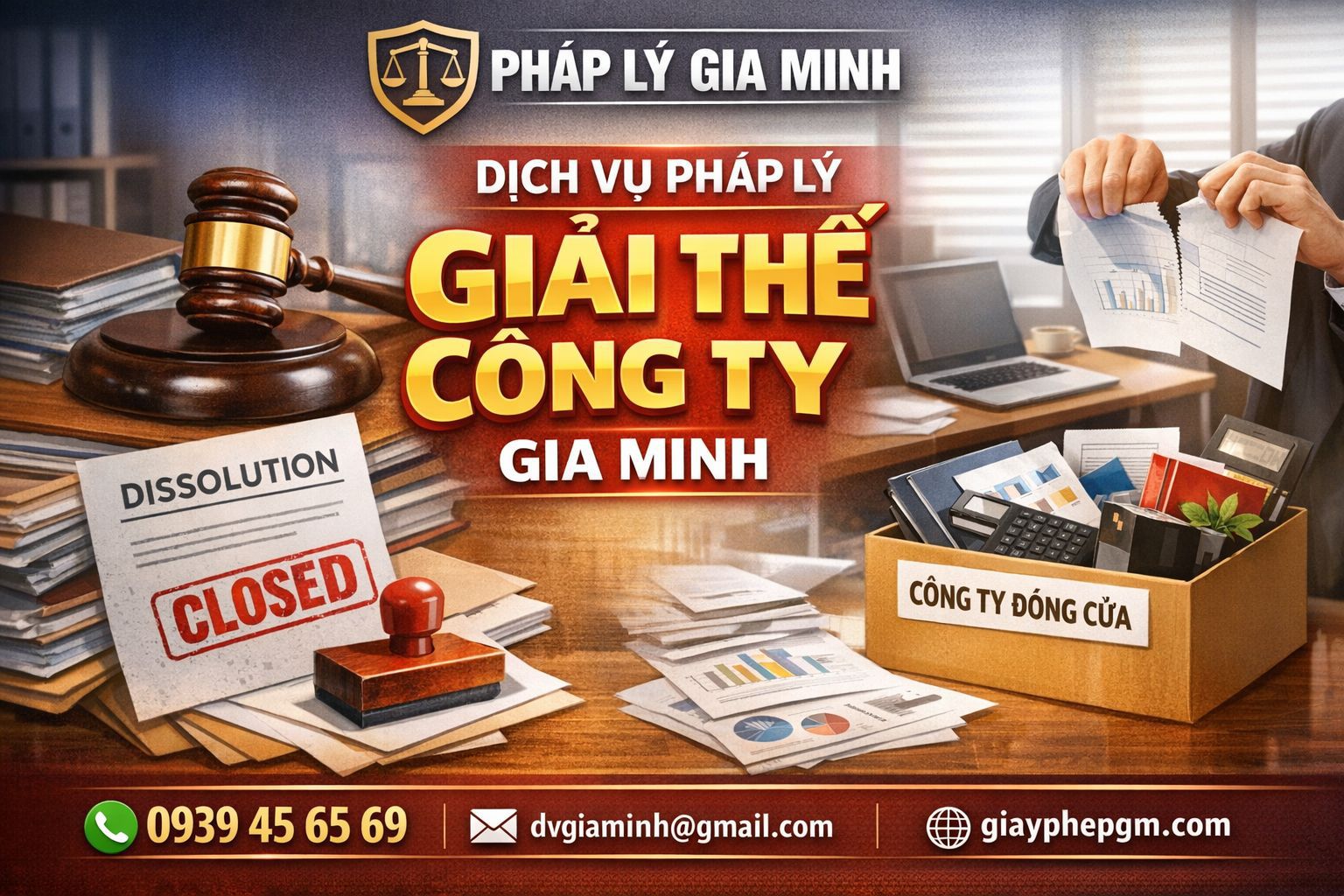 Dịch vụ giải thể doanh nghiệp tại Bạc Liêu nhanh chóng và đúng pháp luật