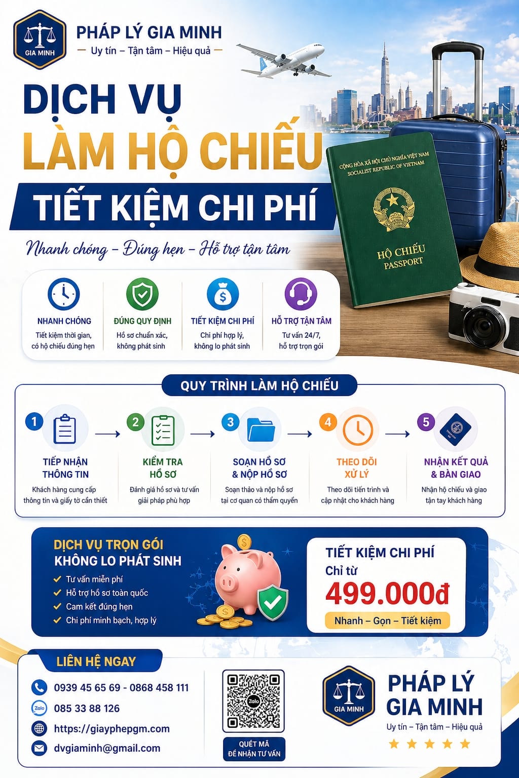 Dịch vụ làm hộ chiếu gấp Thanh Hóa