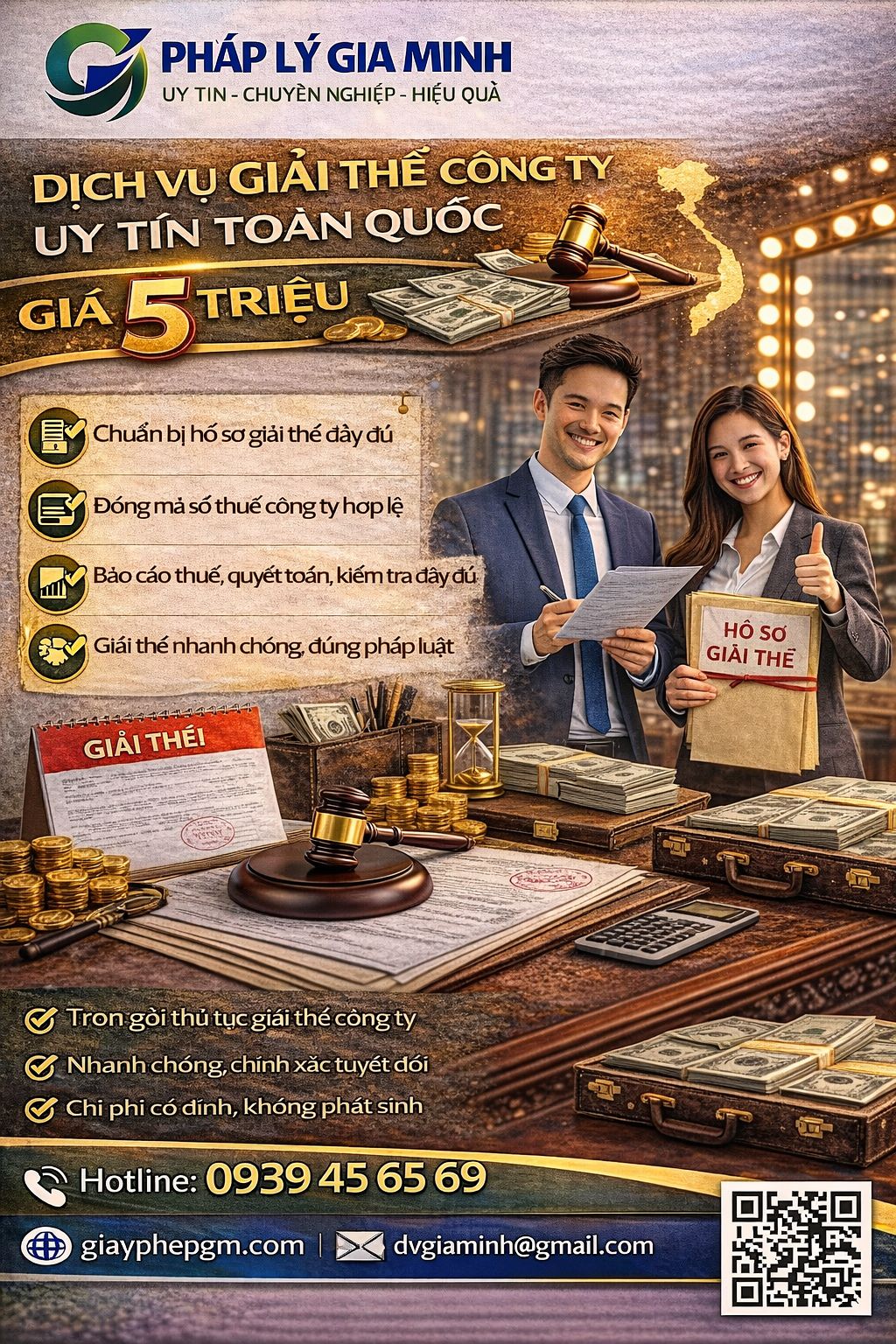 Dịch vụ tư vấn giải thể doanh nghiệp Bạc Liêu uy tín