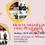 Dịch vụ thành lập công ty cổ phần Bạc Liêu 6 Cần thành lập công ty cổ phần tại Bạc Liêu