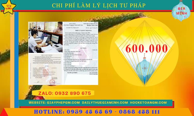 Dịch vụ làm lý lịch tư pháp kiên giang 6 Chi phí lý lịch tư pháp số 2 Kiên Giang nhanh rẻ nhất