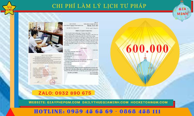 Dịch vụ làm lý lịch tư pháp nha trang 6 Chi phí lý lịch tư pháp số 2 Nha Trang nhanh rẻ nhất