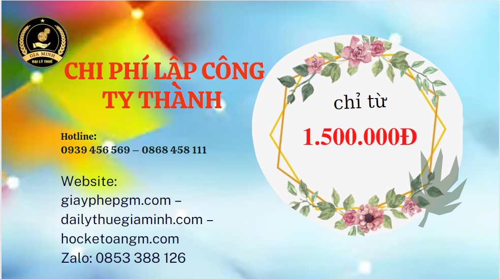 DỊCH VỤ THÀNH LẬP CÔNG TY TẠI ĐÀ NẴNG CHI PHÍ GIÁ RẺ 5 Chi phí thành lập công ty Đà Nẵng