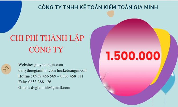 Bảng giá thành lập doanh nghiệp trọn gói tại Đồng Tháp
