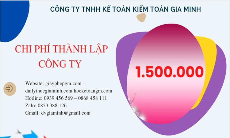 Bảng giá thành lập doanh nghiệp trọn gói tại Hà Nam