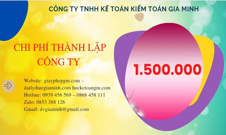 Bảng giá thành lập doanh nghiệp trọn gói tại Huyện Quốc Oai