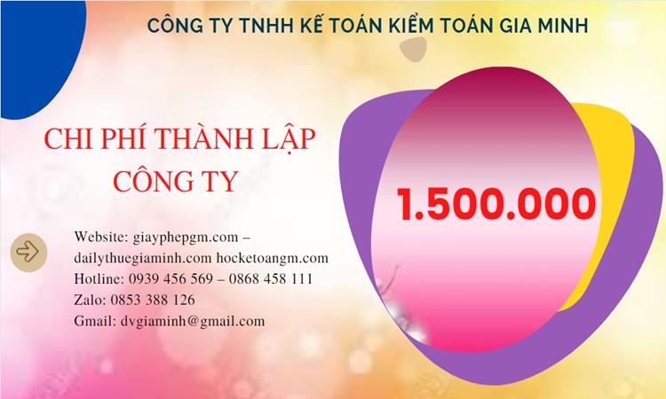 Bảng giá thành lập doanh nghiệp trọn gói tại Huyện Thường Tín