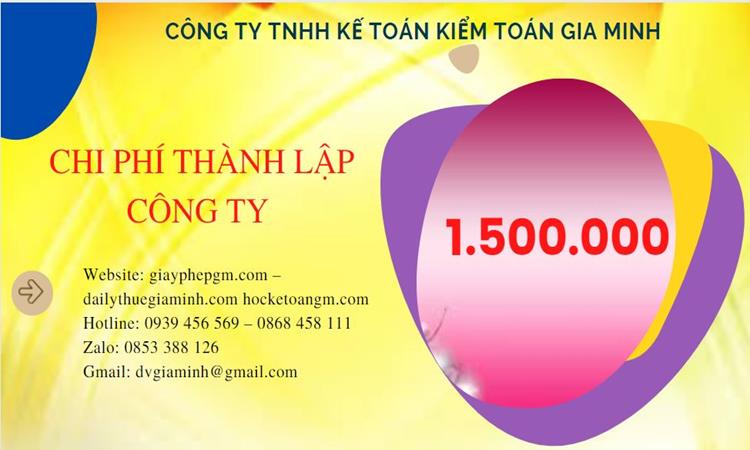 Bảng giá thành lập doanh nghiệp trọn gói tại Quận Thanh Xuân