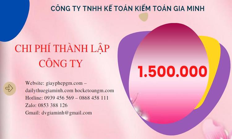 Bảng giá thành lập doanh nghiệp trọn gói tại TT Huế
