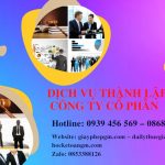 Dịch vụ thành lập công ty cổ phần Tiền Giang 6 Cần thành lập công ty cổ phần tại Tiền Giang
