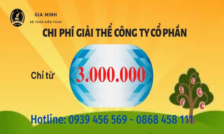 Chi phí giải thể công ty cổ phần tại Bắc Giang