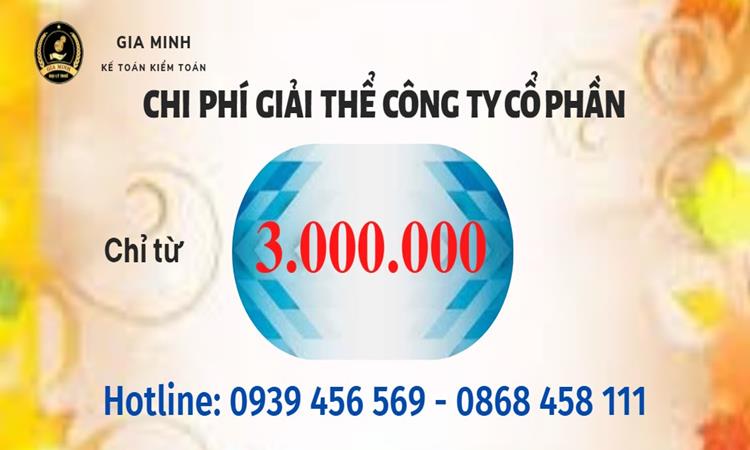 Chi phí giải thể công ty cổ phần tại Bắc Kạn