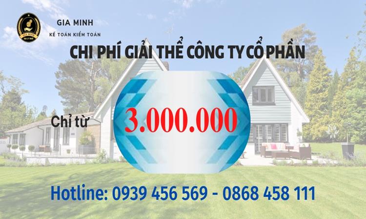 Chi phí giải thể công ty cổ phần tại Hải Dương