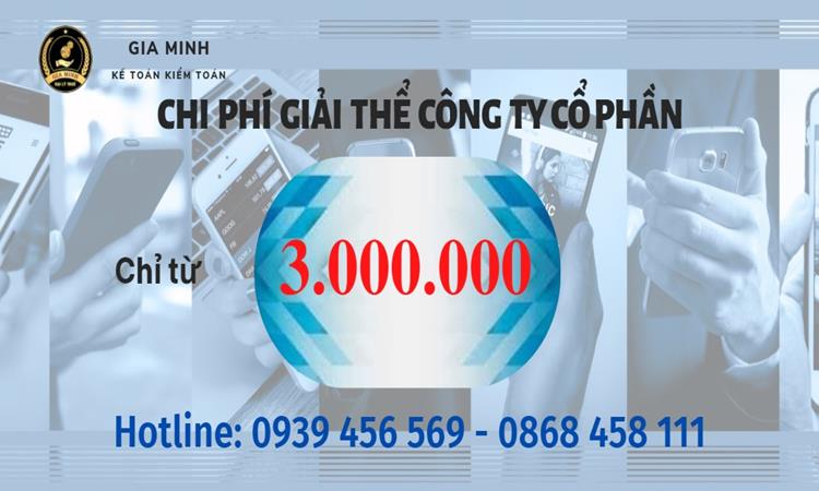 Chi phí giải thể công ty cổ phần tại Hòa Bình